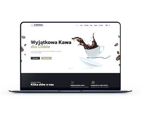 Strona Internetowa - realizacja - Kawiarnia CoffeMar
